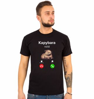 Obrázek 1 produktu Pánské tričko Kapybara volá Phone Call