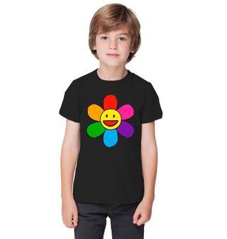Obrázek 1 produktu Dětské tričko Duhová Květina Emoji