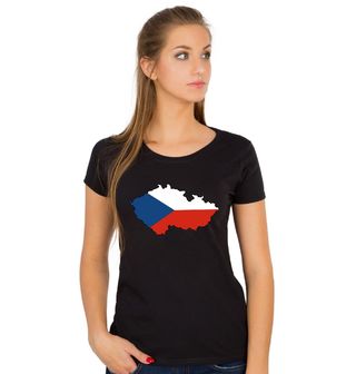 Obrázek 1 produktu Dámské tričko Vlajka v Mapě Česka