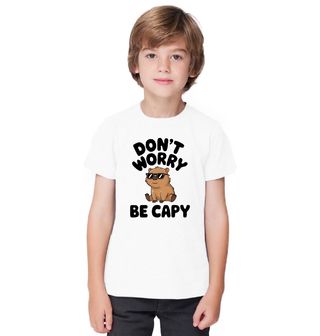 Obrázek 1 produktu Dětské tričko Kapybara Be Capy Be Happy