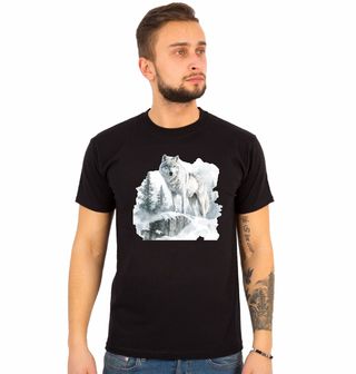 Obrázek 1 produktu Pánské tričko Arktický Sněžný Vlk 