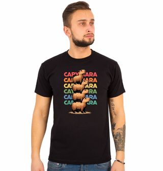 Obrázek 1 produktu Pánské tričko Hromada Kapybar Kapybara Capybara