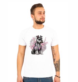Obrázek 1 produktu Pánské tričko Japonský Pes Samuraj Knírač