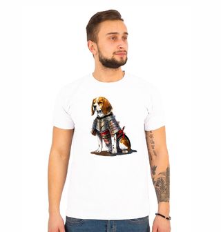 Obrázek 1 produktu Pánské tričko Pes Beagle v Samurajské Zbroji