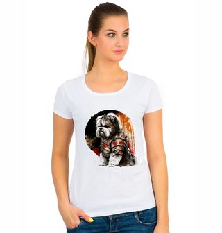 Obrázek 1 produktu Dámské tričko Pes Samuraj Shih Tzu