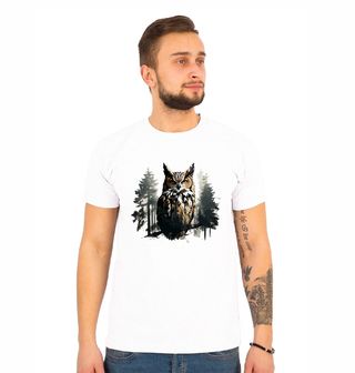 Obrázek 1 produktu Pánské tričko Výr velký v Lese