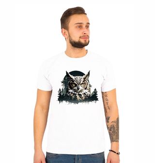 Obrázek 1 produktu Pánské tričko Výr velký Vládce lesa