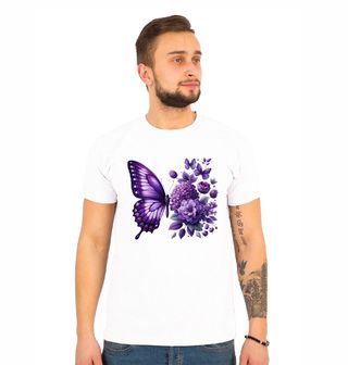 Obrázek 1 produktu Pánské tričko Fialový Otakárek a Hortenzie