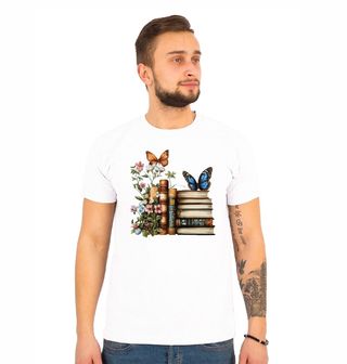 Obrázek 1 produktu Pánské tričko Motýlí knihovna