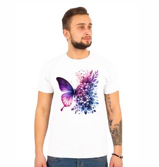Obrázek 1 produktu Pánské tričko Elegantní Otakárek a fialové květy