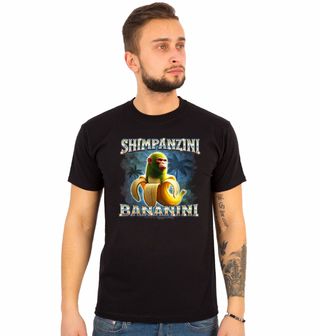 Obrázek 1 produktu Pánské tričko Italský Brainrot Shimpanzini Bananini