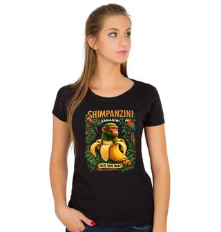 Obrázek 1 produktu Dámské tričko Shimpanzini Bananini Wa Wa Wa!