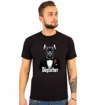 Obrázek 1 produktu Pánské tričko The DogFather Kmotr Buldoček