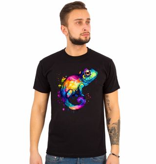 Obrázek 1 produktu Pánské tričko Duhový Chameleon