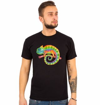 Obrázek 1 produktu Pánské tričko Chameleon na větvi