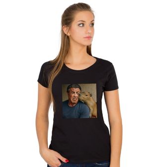 Obrázek 1 produktu Dámské tričko Sylvester Stallone a Kapybara