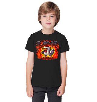 Obrázek 1 produktu Dětské tričko Lava Chicken Minecraft Kuře