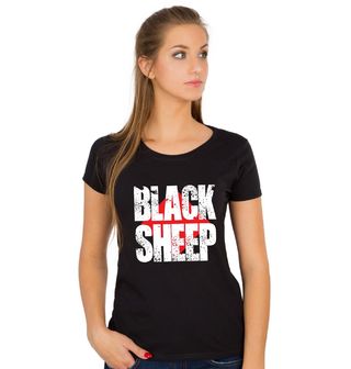 Obrázek 1 produktu Dámské tričko Černá ovce BLACK SHEEP