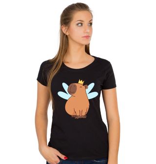 Obrázek 1 produktu Dámské tričko Kapybara Víla princezna Fairybara