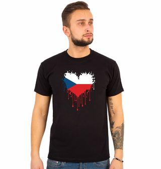 Obrázek 1 produktu Pánské tričko Tající srdce Heart of Czechia