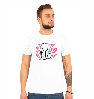 Obrázek 1 produktu Pánské tričko Stetoskop lásky