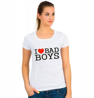 Obrázek 1 produktu Dámské tričko I <3 Bad Boys