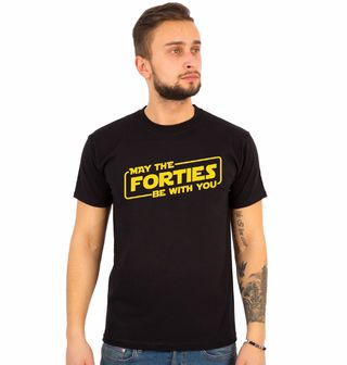 Obrázek 1 produktu Pánské tričko Ať tě provází čtyřicítka Star Wars