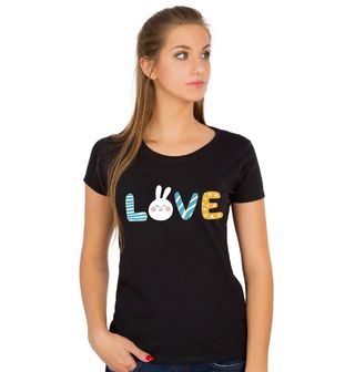 Obrázek 1 produktu Dámské tričko Láska s králíčkem LOVE Bunny