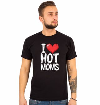 Obrázek 1 produktu Pánské tričko Miluju žhavé maminy I Love Hot Moms