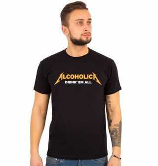 Obrázek 1 produktu Pánské tričko Alcoholica Drink' em all