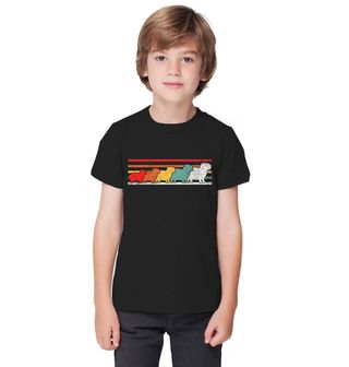 Obrázek 1 produktu Dětské tričko Retro Kapybary v řadě