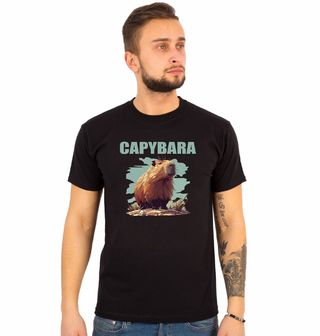Obrázek 1 produktu Pánské tričko Kapybara na výletě