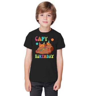 Obrázek 1 produktu Dětské tričko Narozeninová Kapybara Capy Birthday