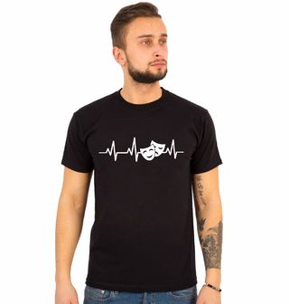 Obrázek 1 produktu Pánské tričko Kardiogram a Maska
