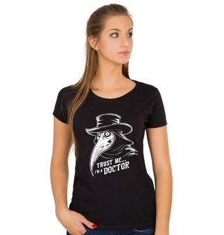 Obrázek 1 produktu Dámské tričko Morový Doktor Plague Doctor Trust Me, I’m a Doctor