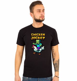 Obrázek 1 produktu Pánské tričko Kuřecí jezdec z Minecraftu Chicken Jockey