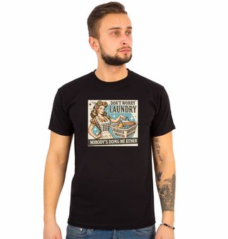 Obrázek 1 produktu Pánské tričko Retro Žena v Domácnosti