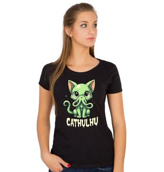 Obrázek 1 produktu Dámské tričko Kočka Cthulhu Cathulhu