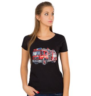 Obrázek 1 produktu Dámské tričko Hasičské auto Fire Truck