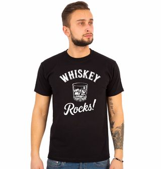 Obrázek 1 produktu Pánské tričko Whisky s Ledem Whiskey Rocks!