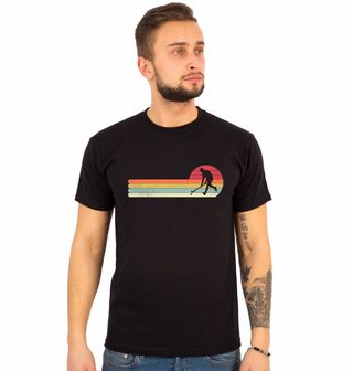 Obrázek 1 produktu Pánské tričko Hráč Pozemního Hokeje Retro Vintage Hockey