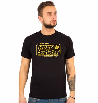 Obrázek 1 produktu Pánské tričko Ať tě provází Svatý Duch Star Wars