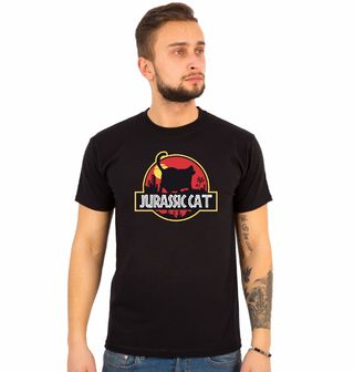Obrázek 1 produktu Pánské tričko Jurská Kočka Jurassic Cat