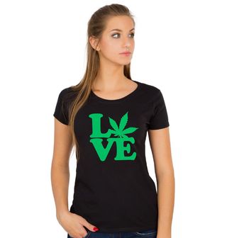 Obrázek 1 produktu Dámské tričko Láska k trávě LOVE Weed