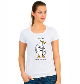 Obrázek 1 produktu Dámské tričko Kachní doktor Trust me, I’m a ducktor