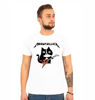 Obrázek 1 produktu Pánské tričko Metalová Kočka Meowtallica
