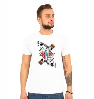 Obrázek 1 produktu Pánské tričko Karta Rocku Freddie Mercury Křížová Dáma