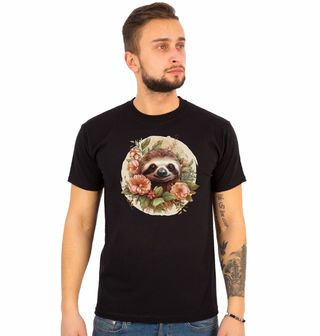 Obrázek 1 produktu Pánské tričko Květinový Lenochod