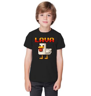 Obrázek 1 produktu Dětské tričko Lávové Kuře Minecraft