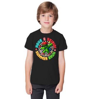 Obrázek 1 produktu Dětské tričko Have a Skibidi Summer Bruh Minecraft
